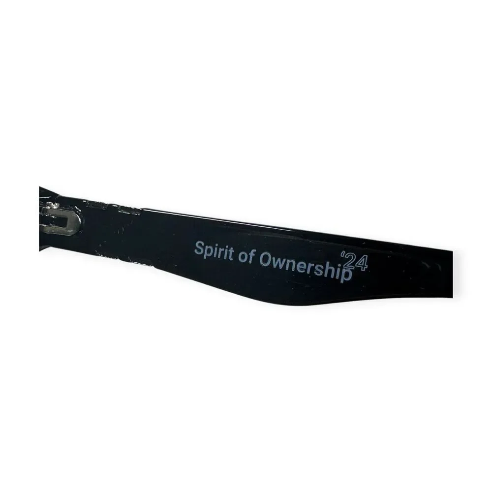 Spirit of Ownership Black Sunglasses Gray Lenses w/ Box
